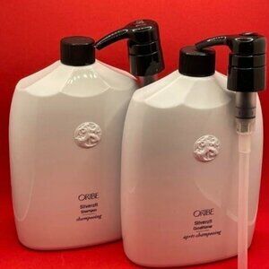 Oribe Silverati Shampoo & Conditioner ltr duo 33.8 oz W/ Universal Pumps